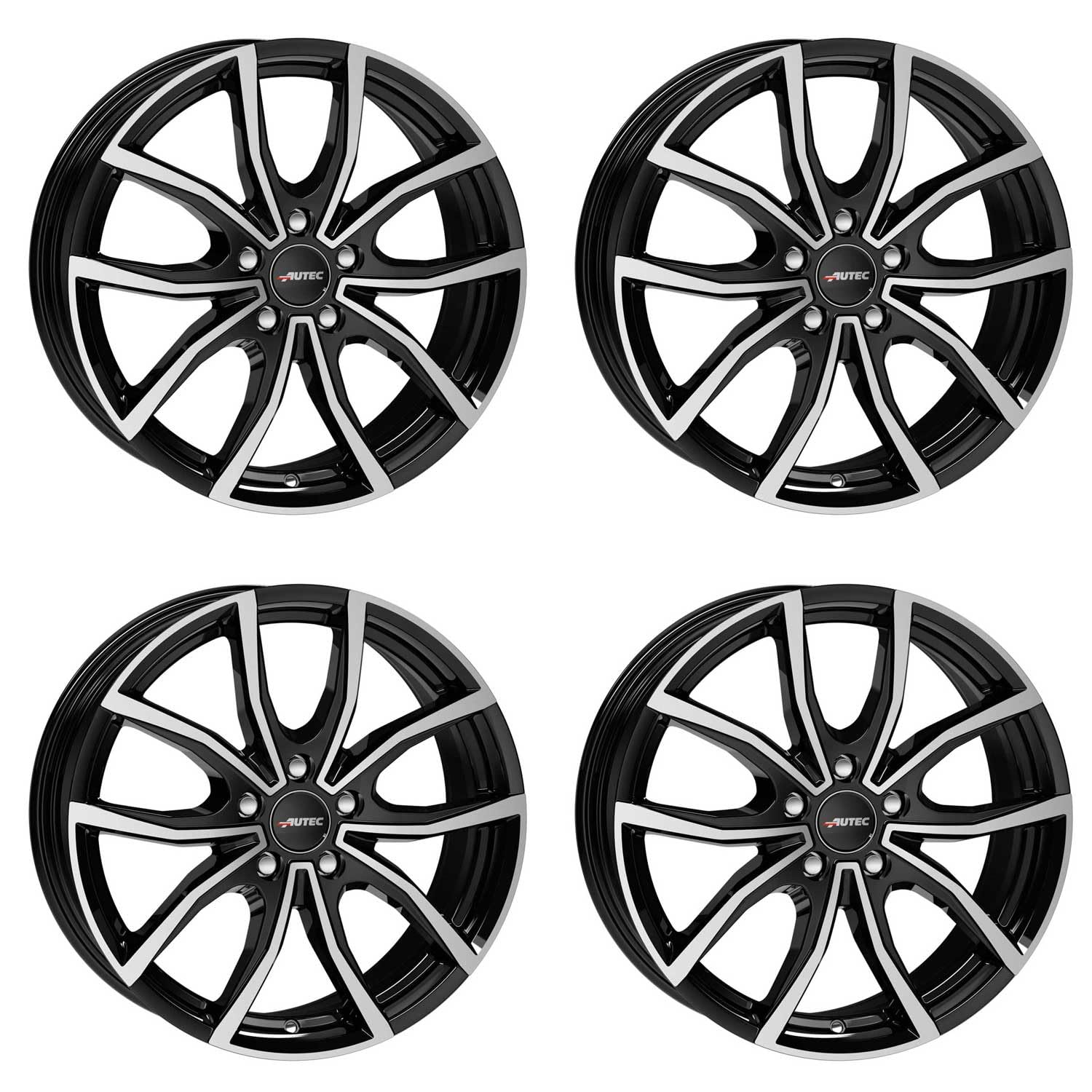4x AUTEC Felgen Alufelgen VIDRON 6.0x15 ET43 5x112 Schwarz poliert kompatibel mit VW Jetta Caddy Golf VII Golf VIII Touran Golf VI Golf V 4x AUTEC Felgen Alufelgen VIDRON 6.0x15 ET43 5x112 Schwarz poliert kompatibel mit VW Jetta Caddy Golf VII Golf VIII Touran Golf VI Golf V von AUTEC