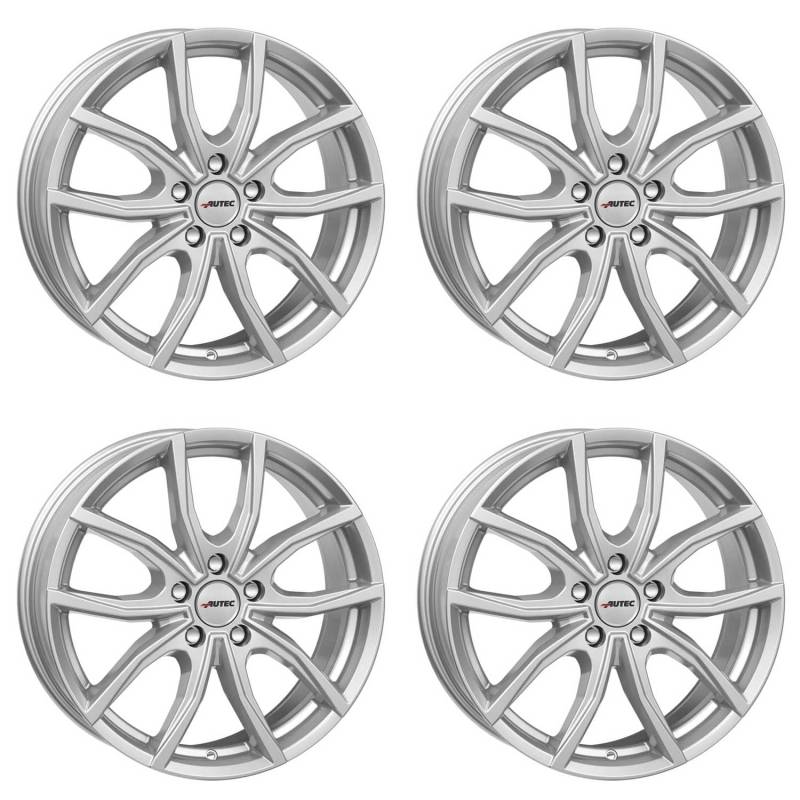 4x AUTEC Felgen Alufelgen VIDRON 6.5x16 ET40 5x114,3 Brillantsilber kompatibel mit Dacia Duster von AUTEC