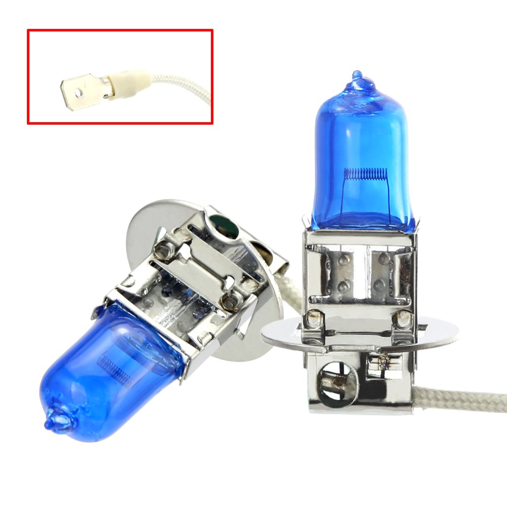 2 x H3 100W Scheinwerfer Halogen Bulbs Super Feux Weiß Für Nebel lampe Xenon Bulbs von Krtopo