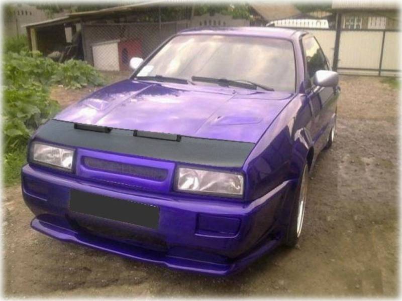 AB-00590 AUTO BRA Motorhaubenschutz kompatibel mit Volkswagen VW Corrado Haubenbra Steinschlagschutz Tuning Bonnet Bra von Auto-Bra