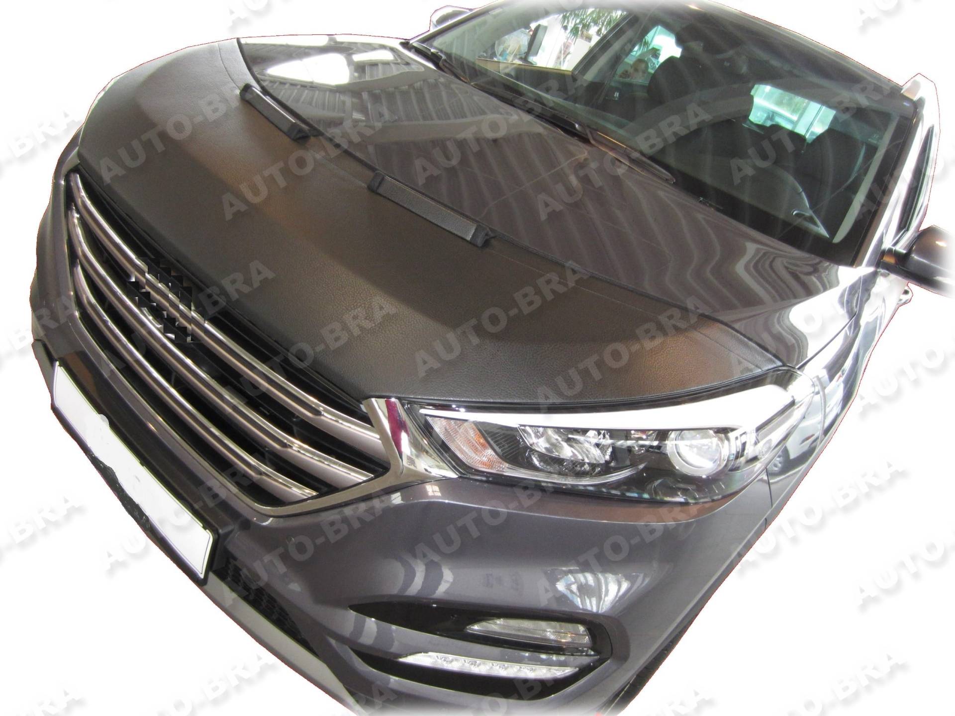 AB-00996 Auto BRA kompatibel mit Hyundai Tucson Bj. 2015-2020 Haubenbra Steinschlagschutz Tuning Bonnet Bra von AUTO-BRA