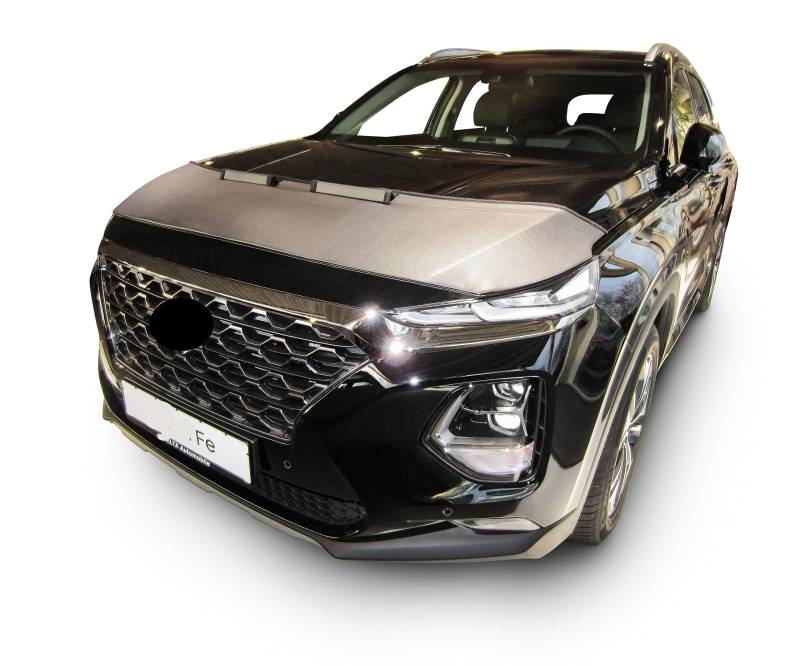 AB3-00465 Auto Bra kompatibel mit Hyundai Santa Fe TM 2018-2023 Haubenbra Steinschlagschutz Tuning Bonnet Bra von Auto-Bra