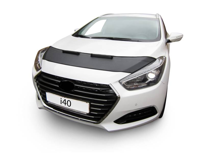 AB3-00551 Auto Bra kompatibel mit HYUNDAI i40 2011-2019 Haubenbra Steinschlagschutz Tuning Bonnet Bra von Auto-Bra