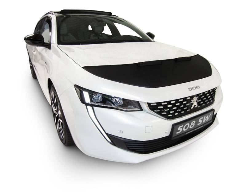 AB3-00563 Auto Bra kompatibel mit Peugeot 508 Bj. ab 2018 Haubenbra Steinschlagschutz Tuning Bonnet Bra von Auto-Bra