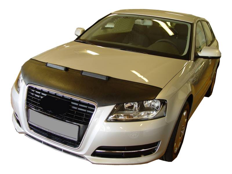 AUTO-BRA kompatibel mit Audi A3 8P 2009-2012 Haubenbra Steinschlagschutz Tuning Bonnet Bra von Auto-Bra