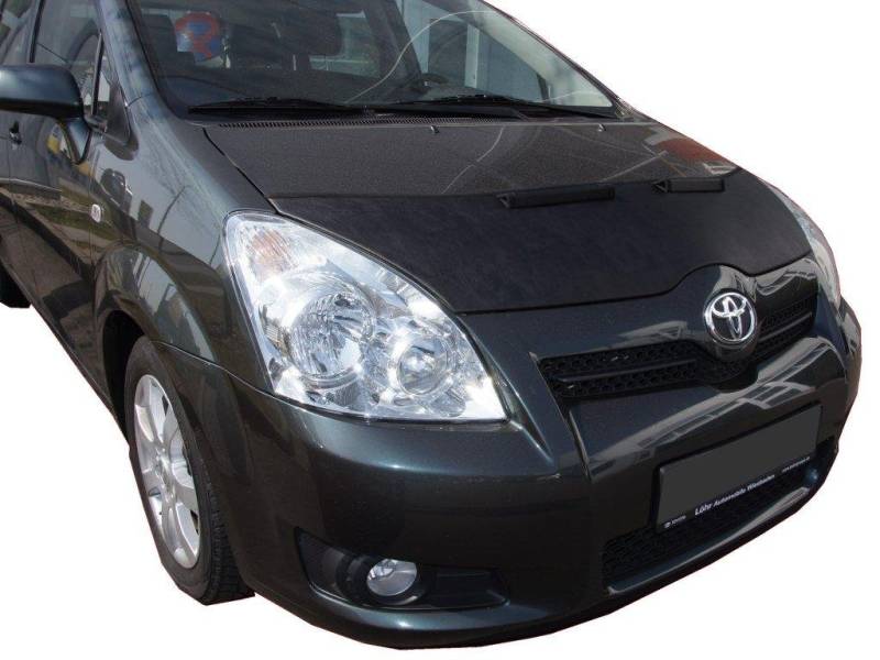 Auto Bra kompatibel mit Toyota Corolla Verso Bj. 2004-2009 Haubenbra Steinschlagschutz Tuning Bonnet Bra von Auto-Bra
