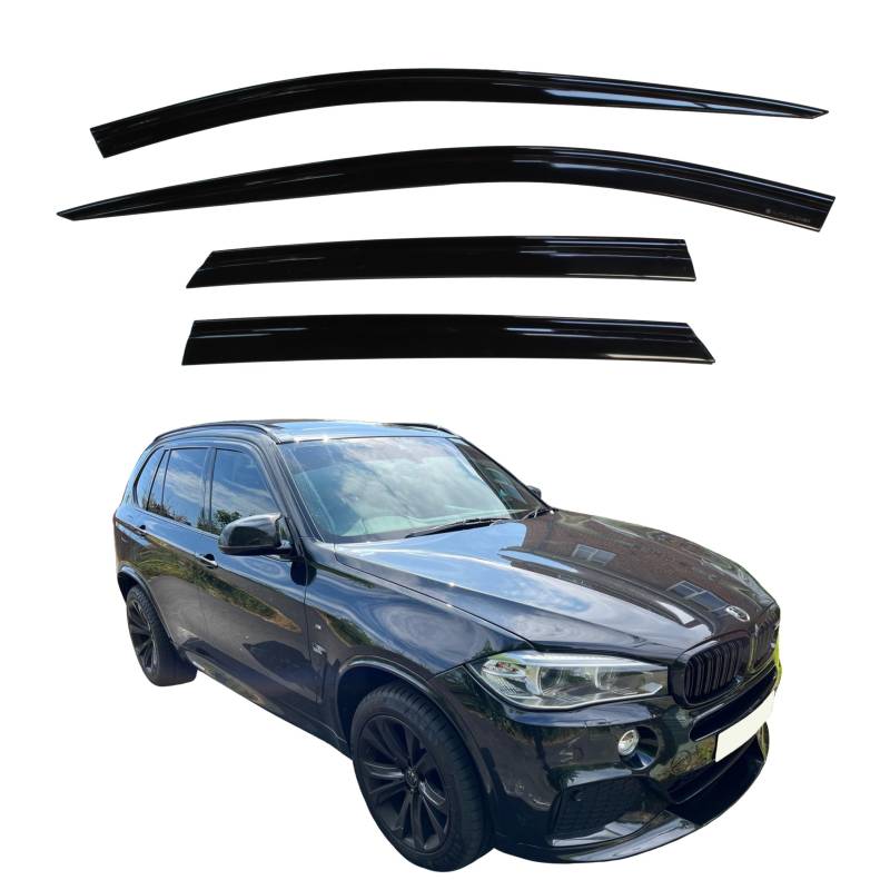 AUTO CLOVER Windabweiser Set für BMW X5 E70 2007-2013 (6 Stück) von AUTO CLOVER