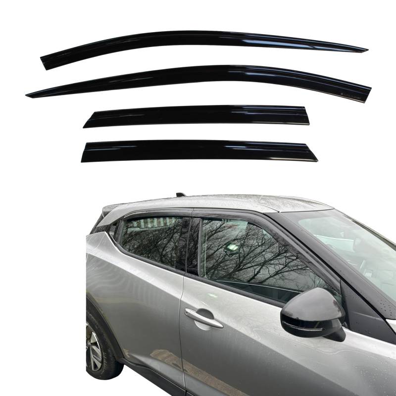 AUTO CLOVER Windabweiser Set für Nissan Juke 2020+ (4 Stück) von AUTO CLOVER