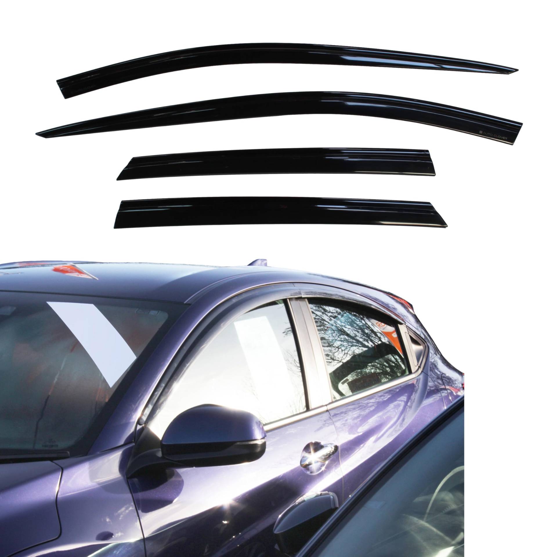 Autoclover Windabweiser-Set, 4-teilig Autoclover Windabweiser-Set, 4-teilig von AUTO CLOVER