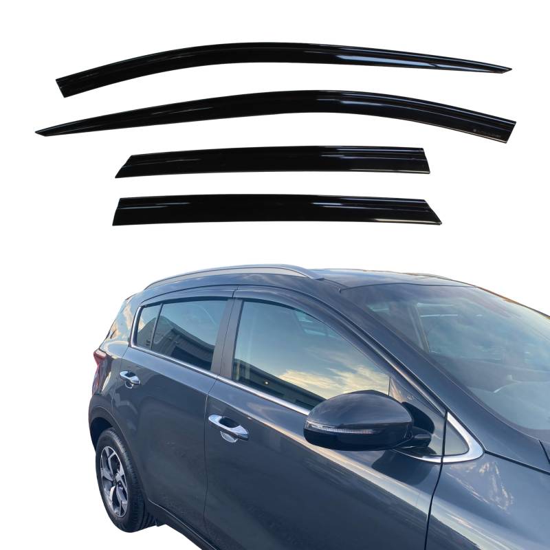 Windabweiser-Set Autoscheiben, 4-teiliges Set von AUTO CLOVER