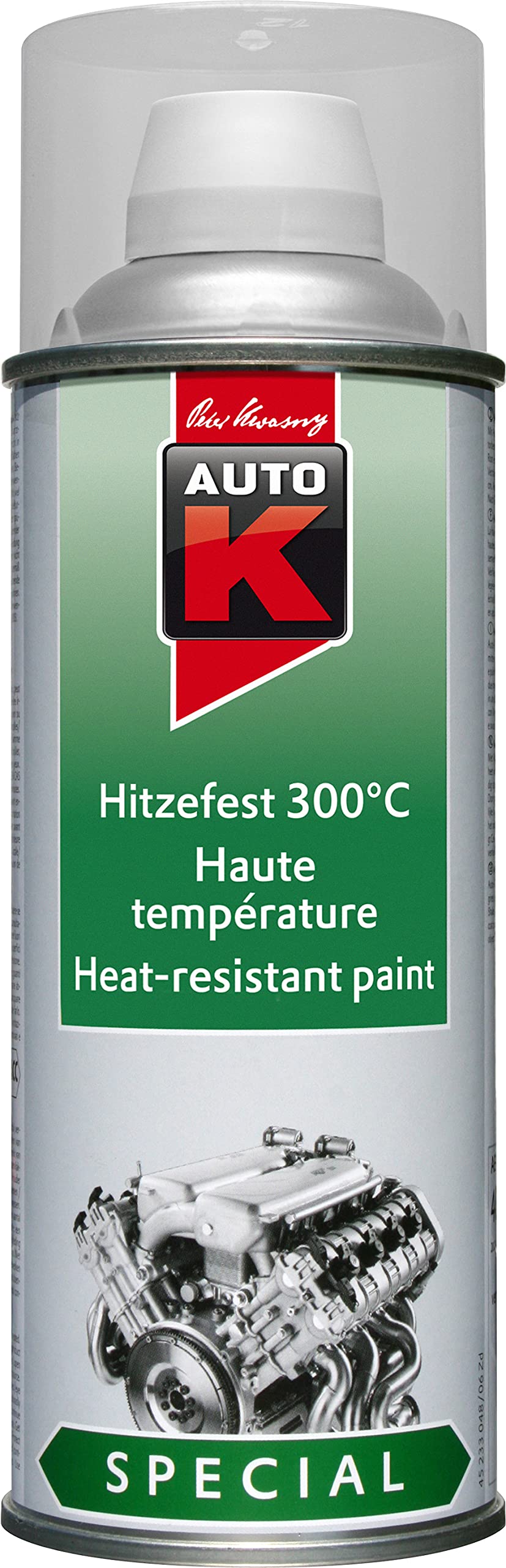 AutoK KWASNY 233 048 Special Hitzefest 300 degreeC Klarlack 400ml, Transparent von Auto K