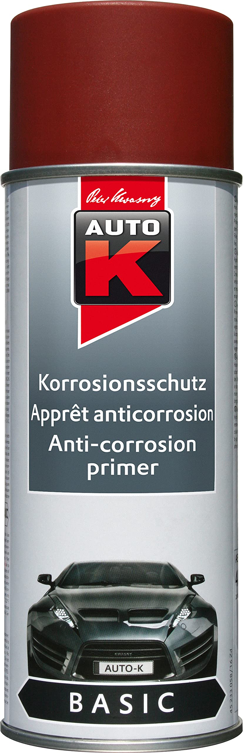 Auto-K KWASNY 233 058 Basic Korrosionsschutz-Grundierung Rotbraun 400ml von Auto K