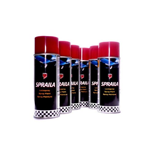 AUTO-K SPRAILA SPRAY 6 x 500 ml SPECRAILA 500ml SCHWARZ MATT *300921/6 von Auto K