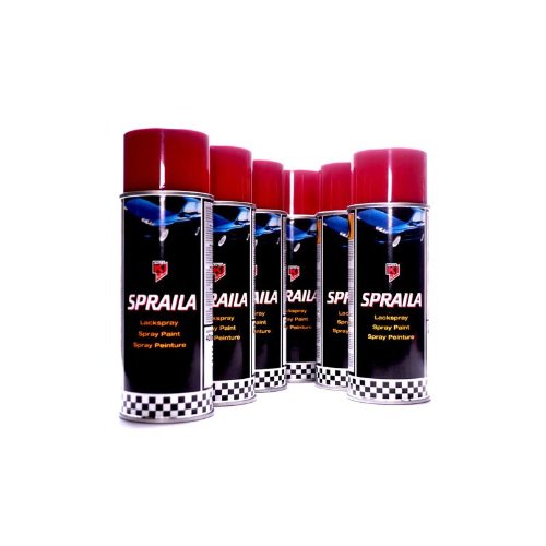 AUTO-K SPRAILA SPRAY 6 x 500 ml SPECRAILA 500ml SCHWARZ MATT *300921/6 von AUTO-K