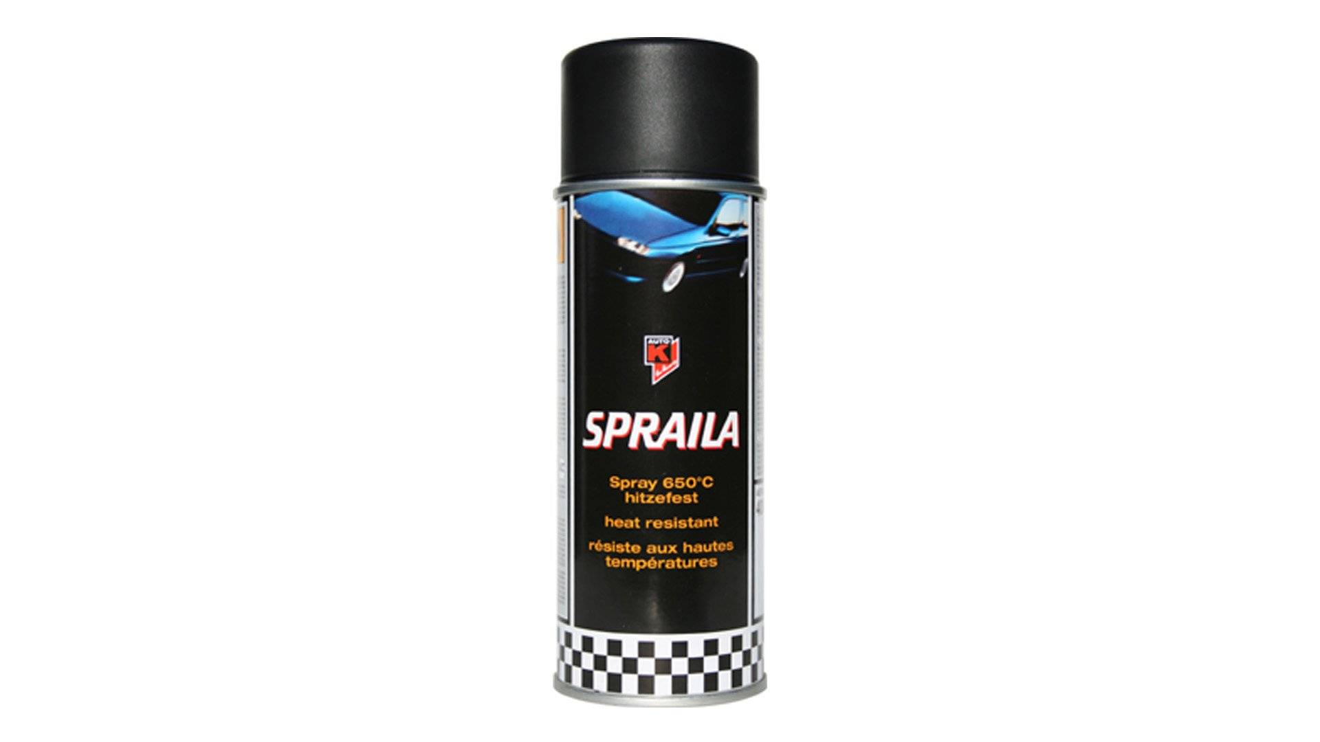 Lackspray Hitzefest Schwarz 400Ml Hitzelack Thermolack Auspufflack 650°C von Spraila