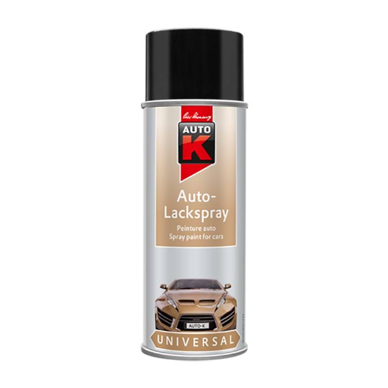 KWASNY 633 021 AUTO-K UNIVERSAL Auto-Lackspray Schwarz Matt 500ml von AUTO-K
