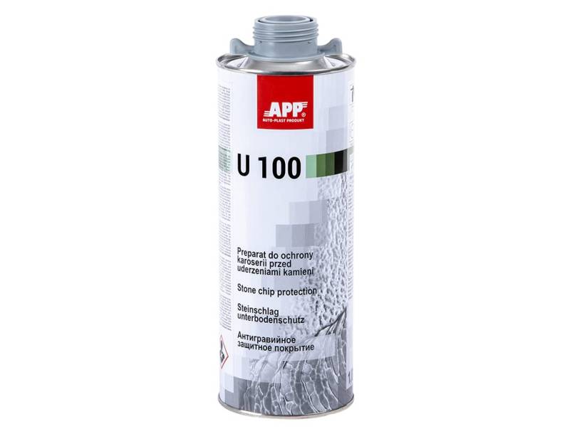 APP U100 UBS Überlackierbarer Unterbodenschutz für Auto | Steinschlagschutz | Korrosionsschutz | grau | 1 kg von AUTO-PLAST PRODUKT