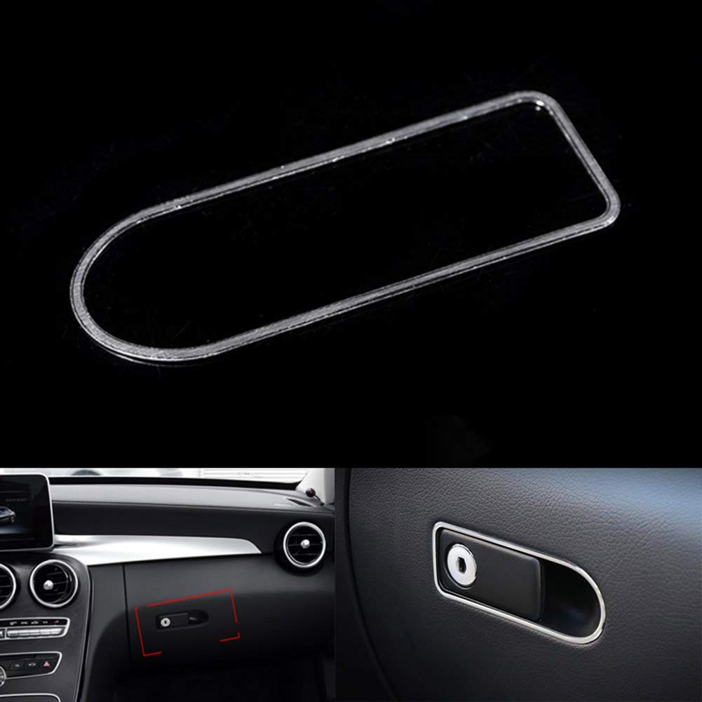 Auto Pro Zierleistenaufkleber für Auto-Innenraum aus Aluminium, für Handschuhfachverriegelung, für Auto Pro Zierleistenaufkleber für Auto-Innenraum aus Aluminium, für Handschuhfachverriegelung, für von AUTO Pro