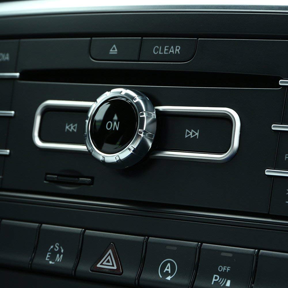 Für CLA GLA GLE B Klasse A-Klasse A180 W176 E200 E320 E400 Coupe ABS Chrom Innenraum Zubehör CD Schalter Pailletten Trim Zubehör 2 Stück/Set Für CLA GLA GLE B Klasse A-Klasse A180 W176 E200 E320 E400 Coupe ABS Chrom Innenraum Zubehör CD Schalter Pailletten Trim Zubehör 2 Stück/Set von AUTO Pro