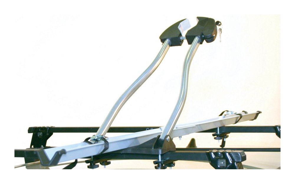 AUTO-STYLE Dachfahrradträger Typ Napoli Schwarz Stahl, für 1 Fahrrad von AUTO-STYLE