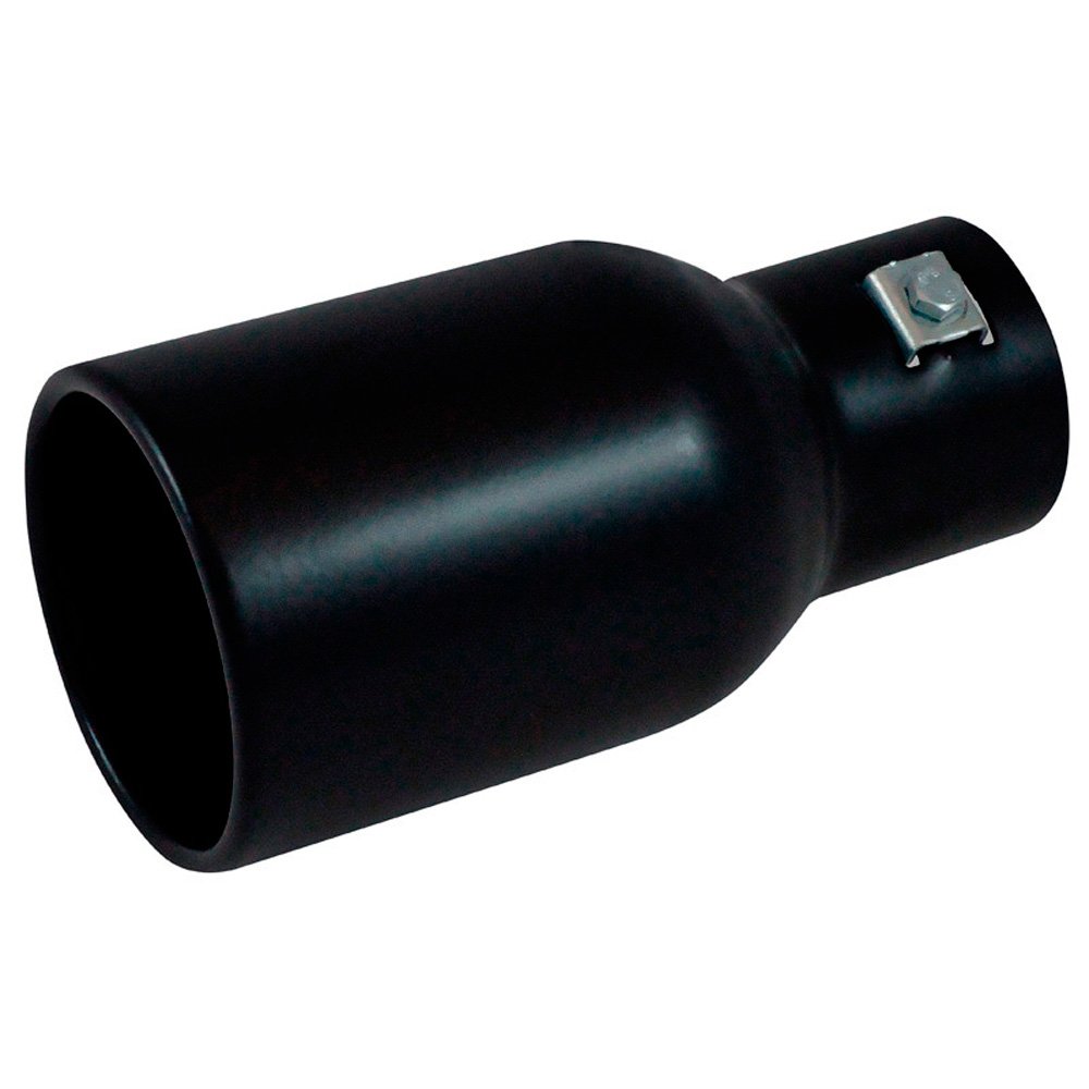 AUTO-STYLE Endrohr Stahl/Schwarz - rund 94mm - Länge 180mm - 44-57mm Anschluß AUTO-STYLE Endrohr Stahl/Schwarz - rund 94mm - Länge 180mm - 44-57mm Anschluß von AUTO-STYLE