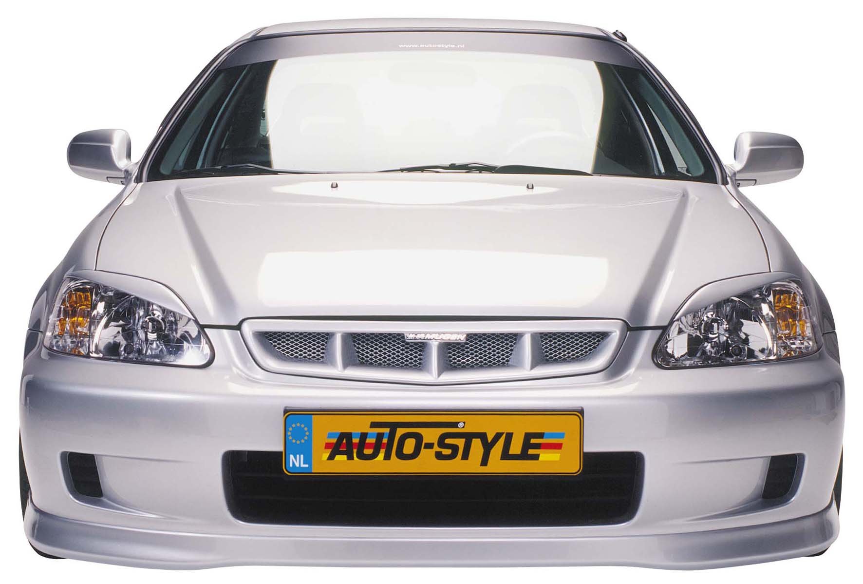 AUTO-STYLE Frontspoileransatz kompatibel mit Honda Civic 1999-2001 'Type-R Look' von AUTO-STYLE