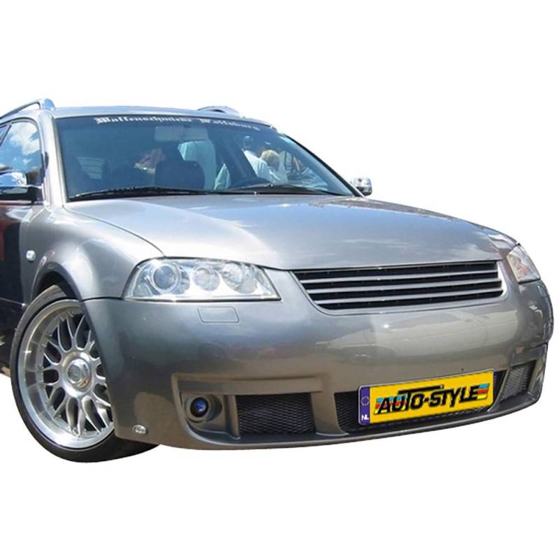 AUTO-STYLE Grill ohne Markenemblem kompatibel mit Volkswagen Passat 3BG 2001-2004 von AUTO-STYLE