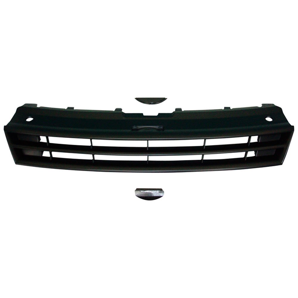 AUTO-STYLE Grill ohne Markenemblem kompatibel mit Volkswagen Polo 6R 2009-2014 - Schwarz von AUTO-STYLE