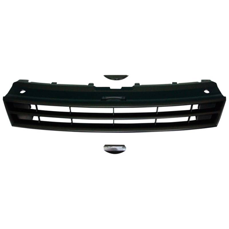 AUTO-STYLE Grill ohne Markenemblem kompatibel mit Volkswagen Polo 6R 2009-2014 - Schwarz von AUTO-STYLE
