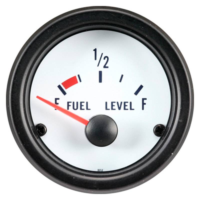 AUTO-STYLE Klassik Weiß Performance Instrument Kraftstoffvorrat 52mm von AUTO-STYLE