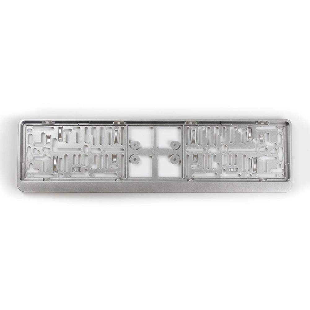 AUTO-STYLE Kunststoff Nummernschildhalter 'Klick' 52x11cm Silber von AUTO-STYLE