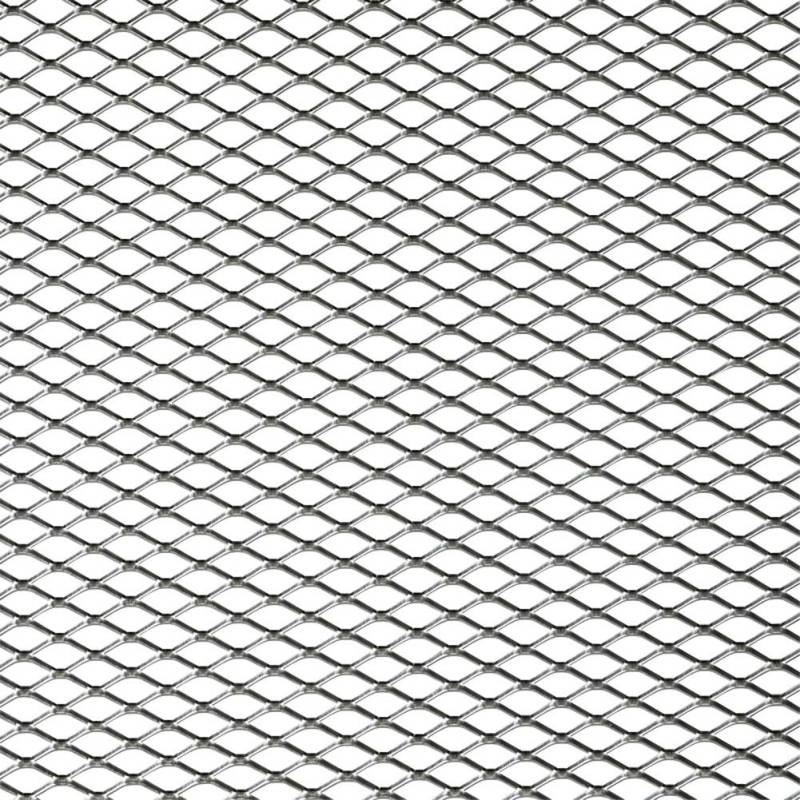 AUTO-STYLE Renngitter Aluminium - Rautendesign 16x8mm - 125x25cm von AUTO-STYLE