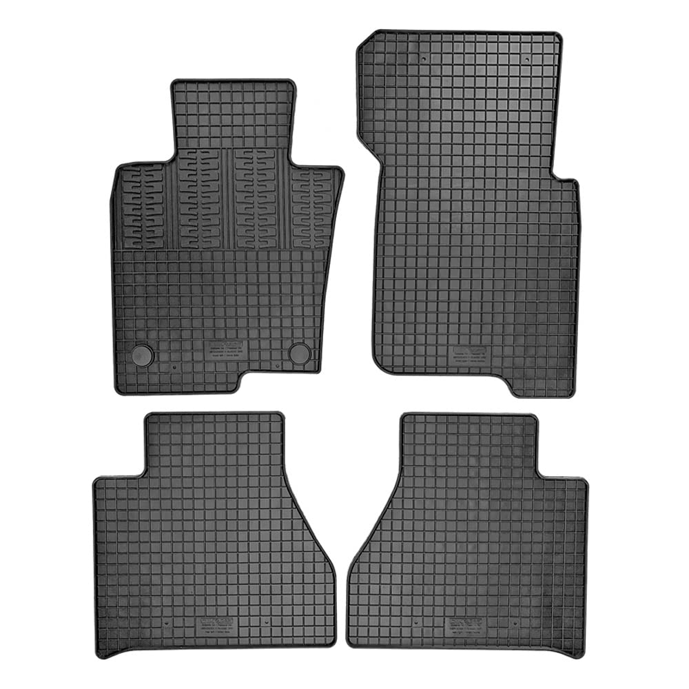 AUTO-STYLE CIKCAR Satz Gummimatten kompatibel mit Mercedes X-Klasse (W470) 2017-2020 (4-teilig + Montagesystem) von AUTO-STYLE