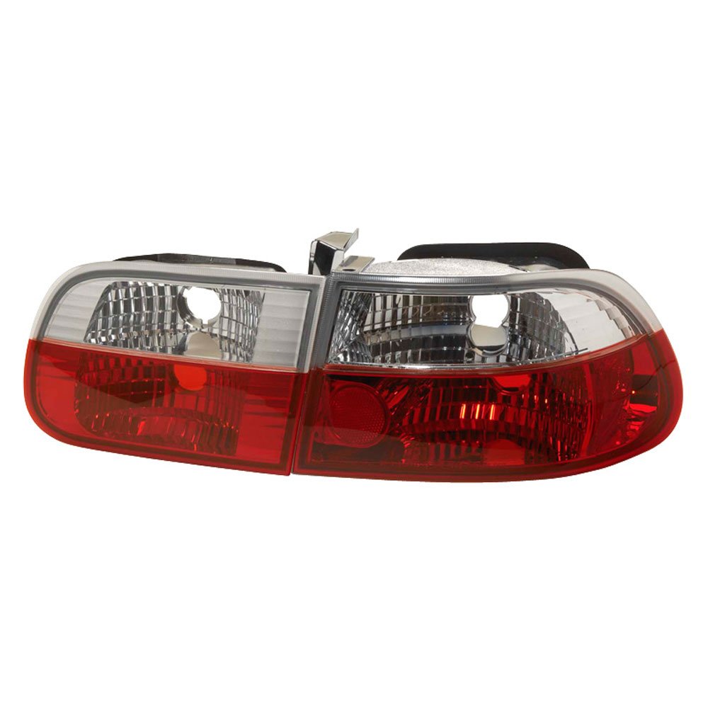 AUTO-STYLE Satz Heckleuchten kompatibel mit Honda Civic HB 3-türig 1992-1995 - Rot/Crystal AUTO-STYLE Satz Heckleuchten kompatibel mit Honda Civic HB 3-türig 1992-1995 - Rot/Crystal von AUTO-STYLE