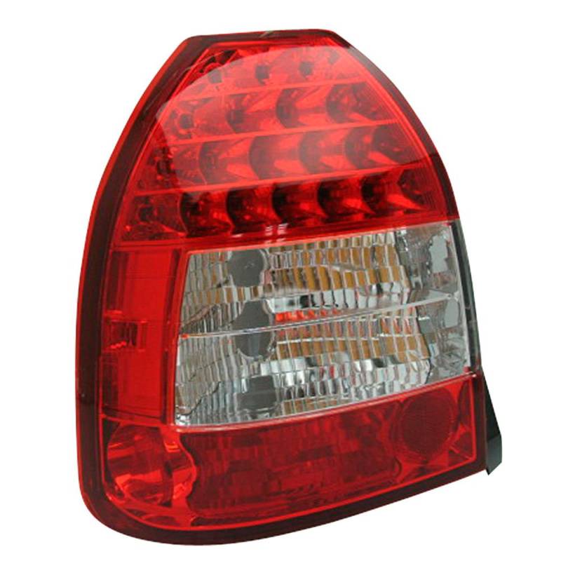 AUTO-STYLE Satz LED Heckleuchten kompatibel mit Honda Civic HB 3-türig 1996-2001 - Rot/Klar von AUTO-STYLE