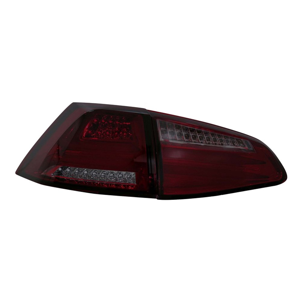 AUTO-STYLE Satz LED Heckleuchten kompatibel mit Volkswagen Golf VII 3/5-türig 2012-2017 - Rot/Smoke AUTO-STYLE Satz LED Heckleuchten kompatibel mit Volkswagen Golf VII 3/5-türig 2012-2017 - Rot/Smoke von AUTO-STYLE
