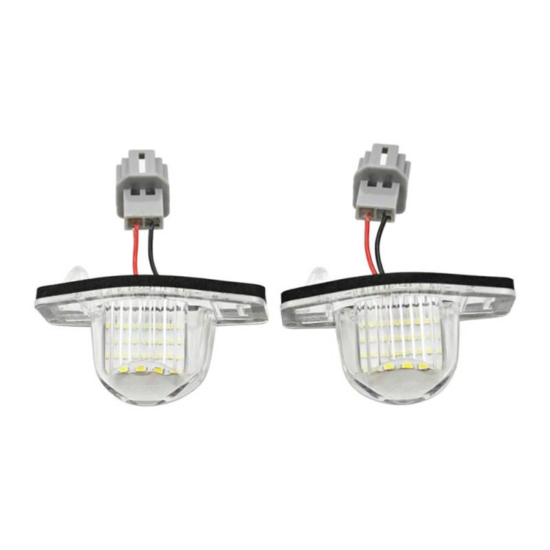 AUTO-STYLE Satz LED Nummerschildbeleuchtung kompatibel mit Honda diverse Modelle, schwarz von AUTO-STYLE