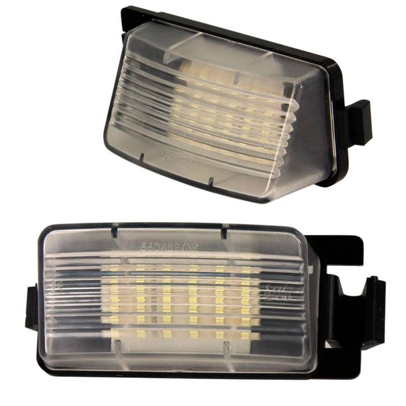 AUTO-STYLE Satz LED Nummerschildbeleuchtung kompatibel mit Nissan/Infinity diverse Modelle von AUTO-STYLE