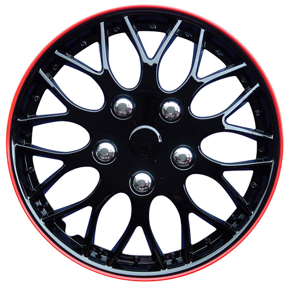 AUTO-STYLE Satz Radzierblenden Missouri 16-Zoll Schwarz/Rot umrandet AUTO-STYLE Satz Radzierblenden Missouri 16-Zoll Schwarz/Rot umrandet von AUTO-STYLE