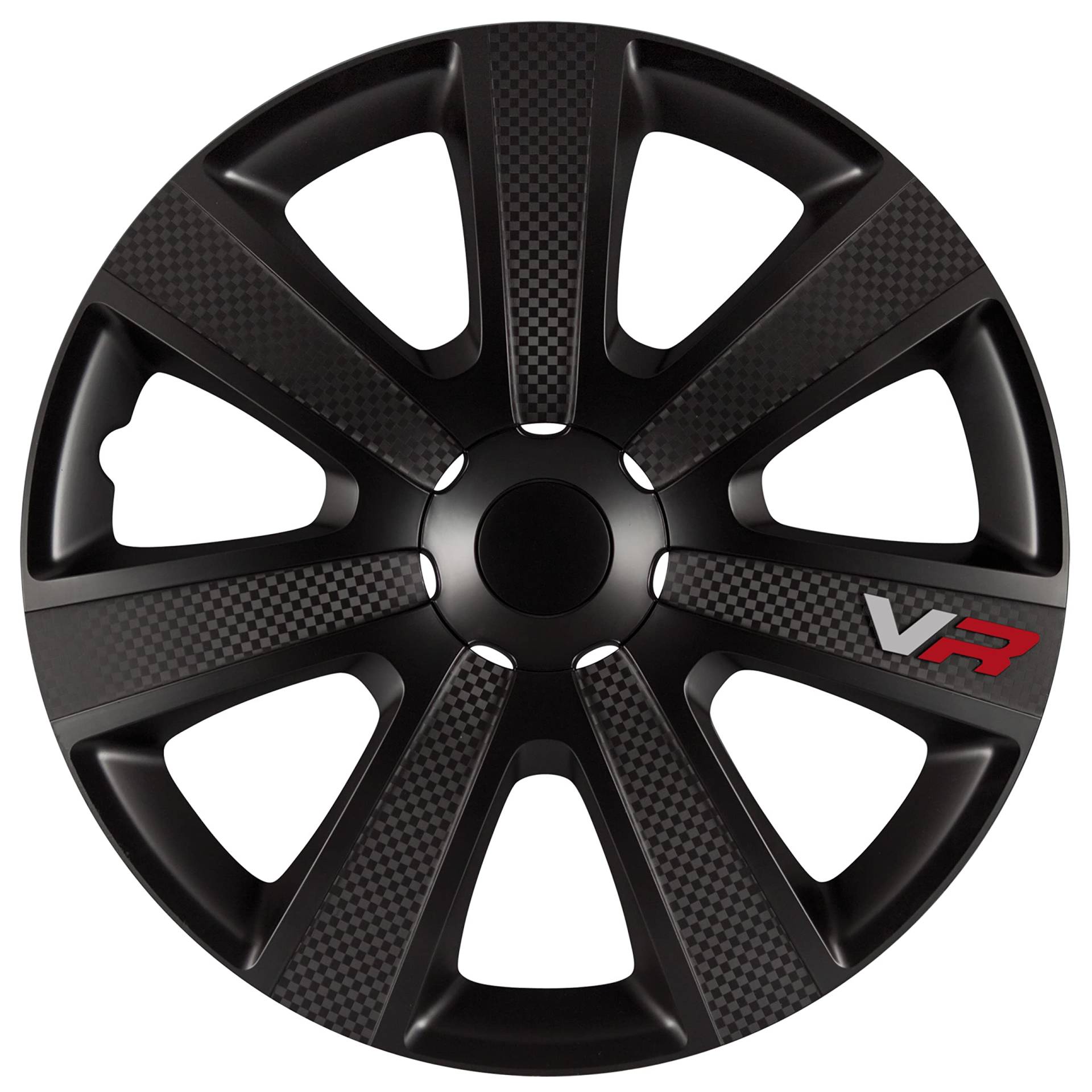 AUTO-STYLE Satz Radzierblenden VR 14-Zoll Schwarz/Karbon-Look/Logo AUTO-STYLE Satz Radzierblenden VR 14-Zoll Schwarz/Karbon-Look/Logo von AUTO-STYLE