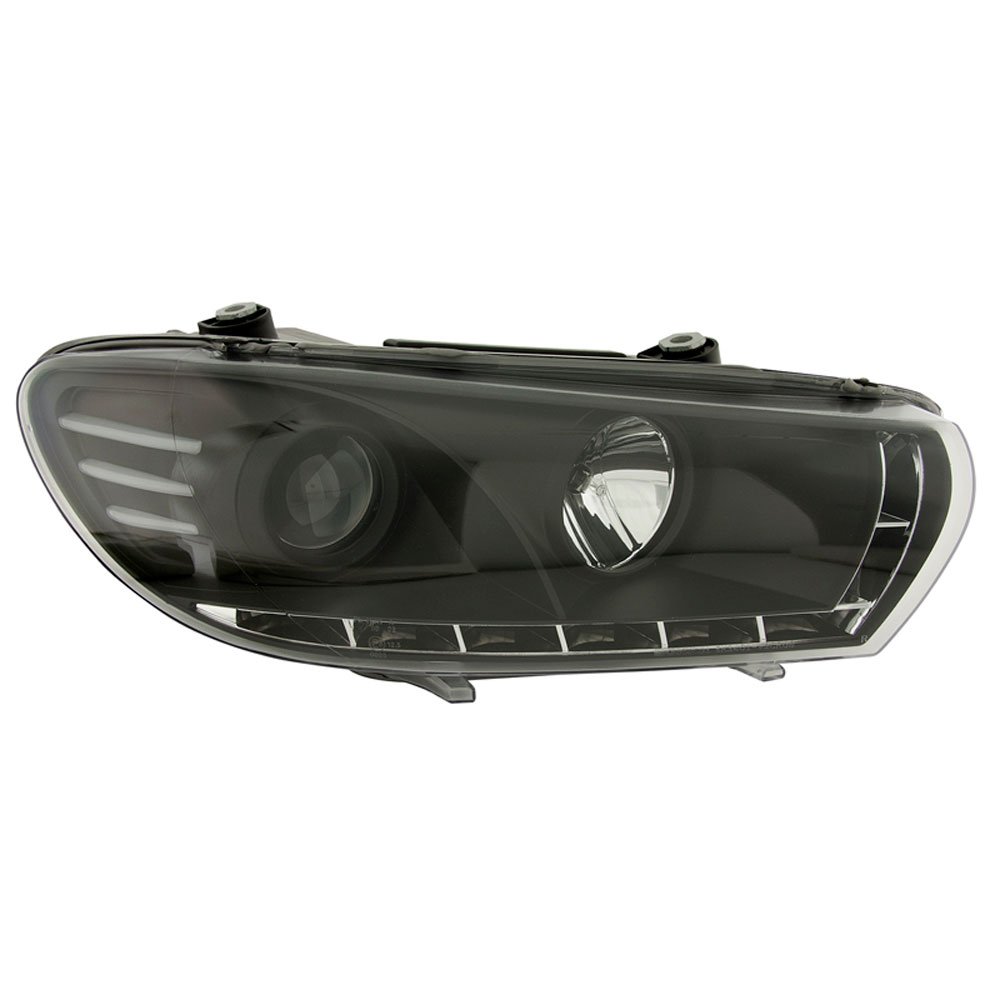 AUTO-STYLE Satz Scheinwerfer TFL-Look kompatibel mit Volkswagen Scirocco 2008-2017 - Schwarz AUTO-STYLE Satz Scheinwerfer TFL-Look kompatibel mit Volkswagen Scirocco 2008-2017 - Schwarz von AUTO-STYLE
