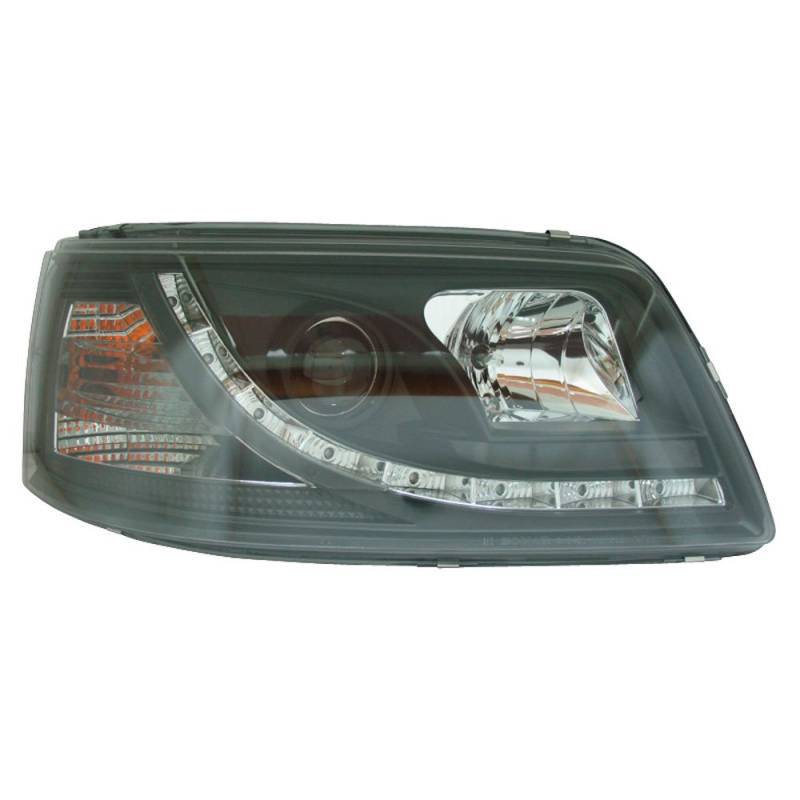 AUTO-STYLE Satz Scheinwerfer TFL-Look kompatibel mit Volkswagen T5 2003-2010 - Schwarz von AUTO-STYLE