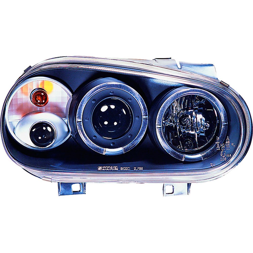 AUTO-STYLE Satz Scheinwerfer kompatibel mit Volkswagen Golf IV 1998-2003 - Schwarz - inkl. Standlichtringen & Nebelscheinwerfer AUTO-STYLE Satz Scheinwerfer kompatibel mit Volkswagen Golf IV 1998-2003 - Schwarz - inkl. Standlichtringen & Nebelscheinwerfer von AUTO-STYLE
