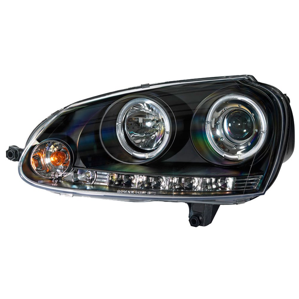 AUTO-STYLE Satz Scheinwerfer kompatibel mit Volkswagen Golf V 2003-2008 - Schwarz - inkl. Standlichtringen AUTO-STYLE Satz Scheinwerfer kompatibel mit Volkswagen Golf V 2003-2008 - Schwarz - inkl. Standlichtringen von AUTO-STYLE