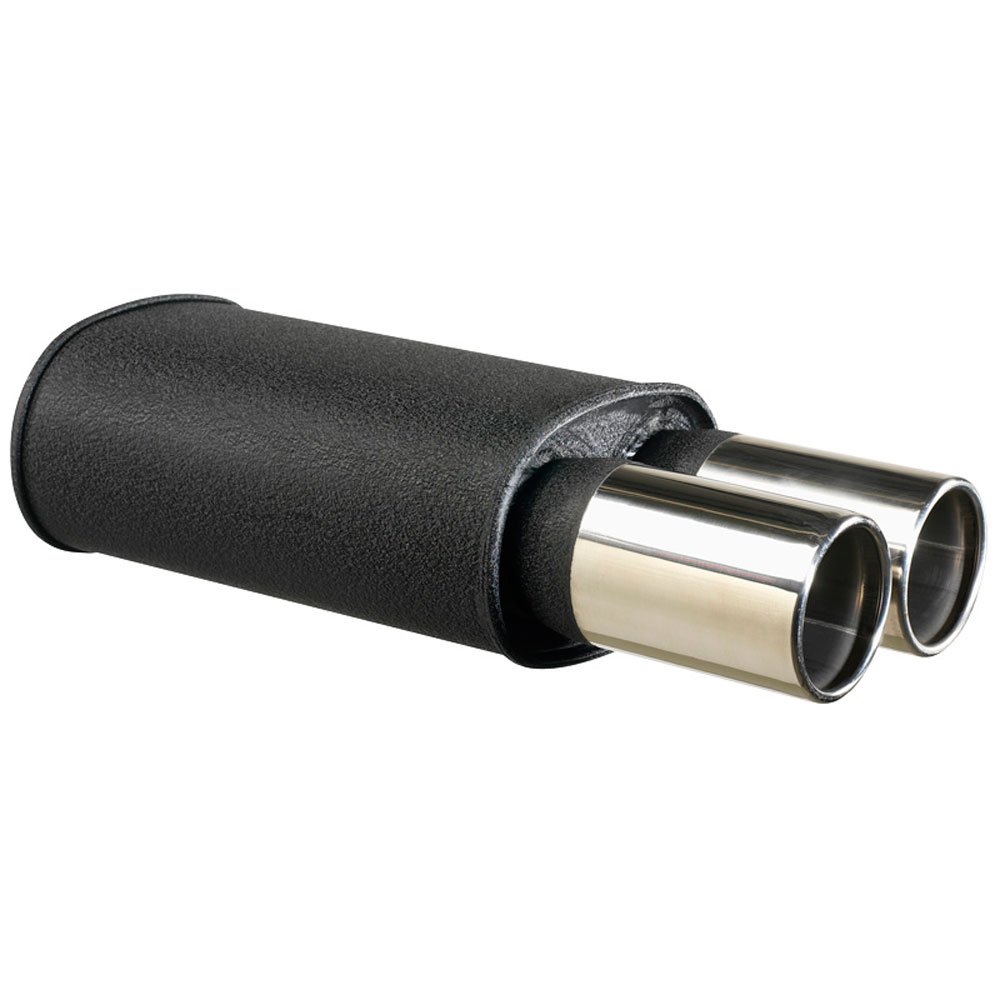 AUTO-STYLE Stahl Sportauspuff universal - 2x90mm Rund - 63,5mm Anschluß AUTO-STYLE Stahl Sportauspuff universal - 2x90mm Rund - 63,5mm Anschluß von AUTO-STYLE