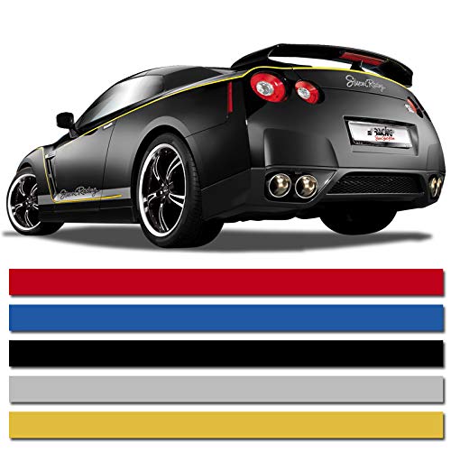 AUTO-STYLE Universelle selbstklebende Pin-Stripe AutoStripe Cool200 - Gold - 3mm x 975cm von AUTO-STYLE