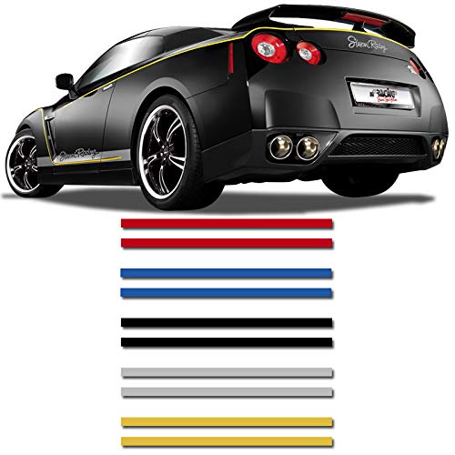 AUTO-STYLE Universelle selbstklebende Pin-Stripe AutoStripe Cool270 - Gold - 2+2mm x 975cm von AUTO-STYLE