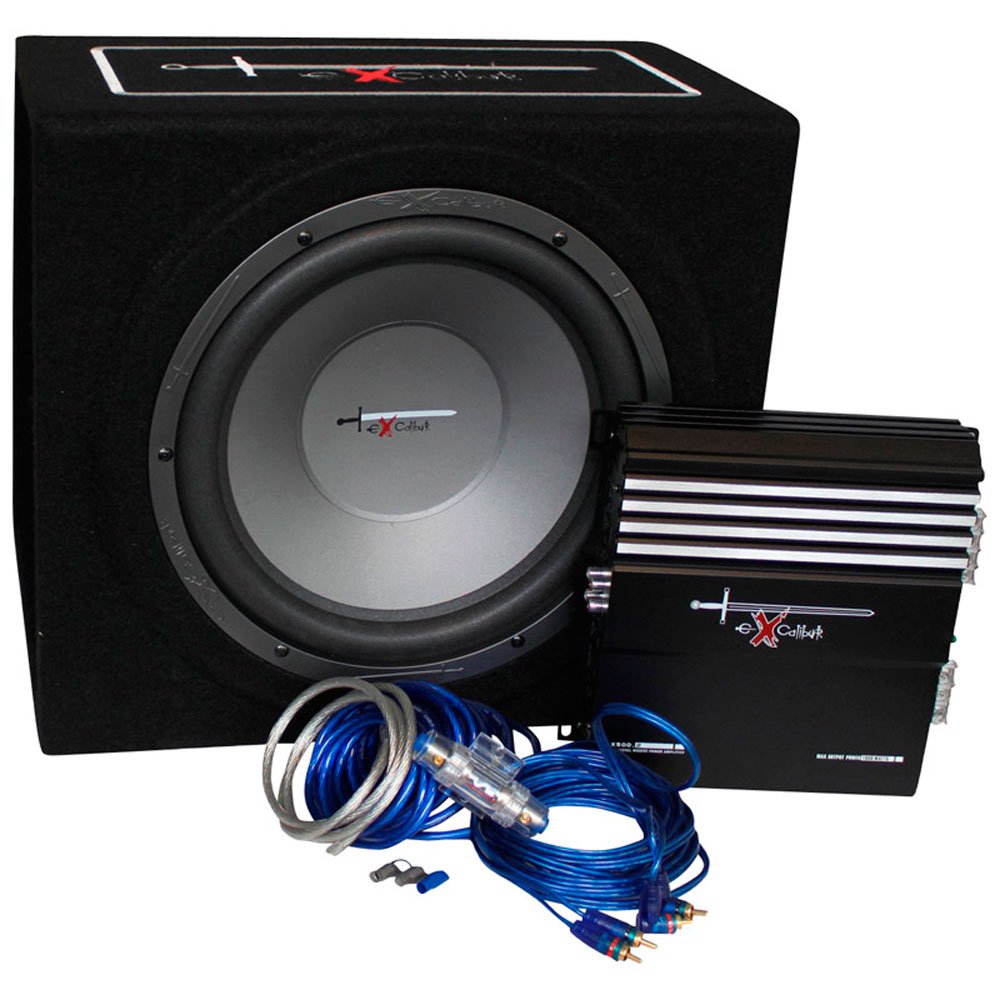 AutoStyle Excalibur X.3 Extreme Reflex-Bass-Boxen-Set, 30,5 cm, mit 1000 W Verstärker, Kabelset und Subwoofer-Gehäuse, schwarz/blau AutoStyle Excalibur X.3 Extreme Reflex-Bass-Boxen-Set, 30,5 cm, mit 1000 W Verstärker, Kabelset und Subwoofer-Gehäuse, schwarz/blau von AUTO-STYLE