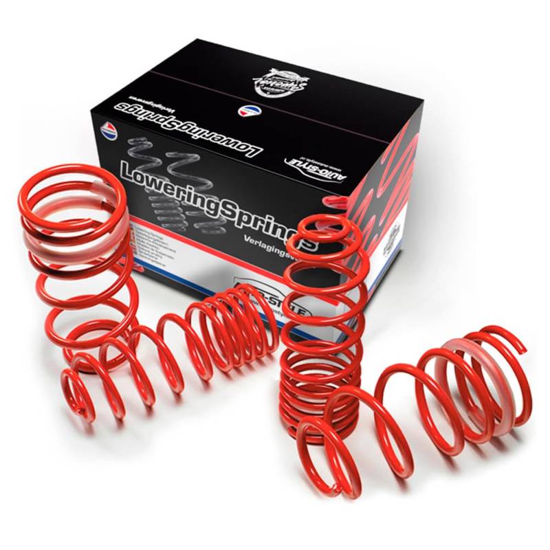 AUTO-STYLE Tieferlegungsfedern kompatibel mit Skoda Enyaq iV Coupe RS 299PS (4WD) 2022- 30/25mm von AUTO-STYLE
