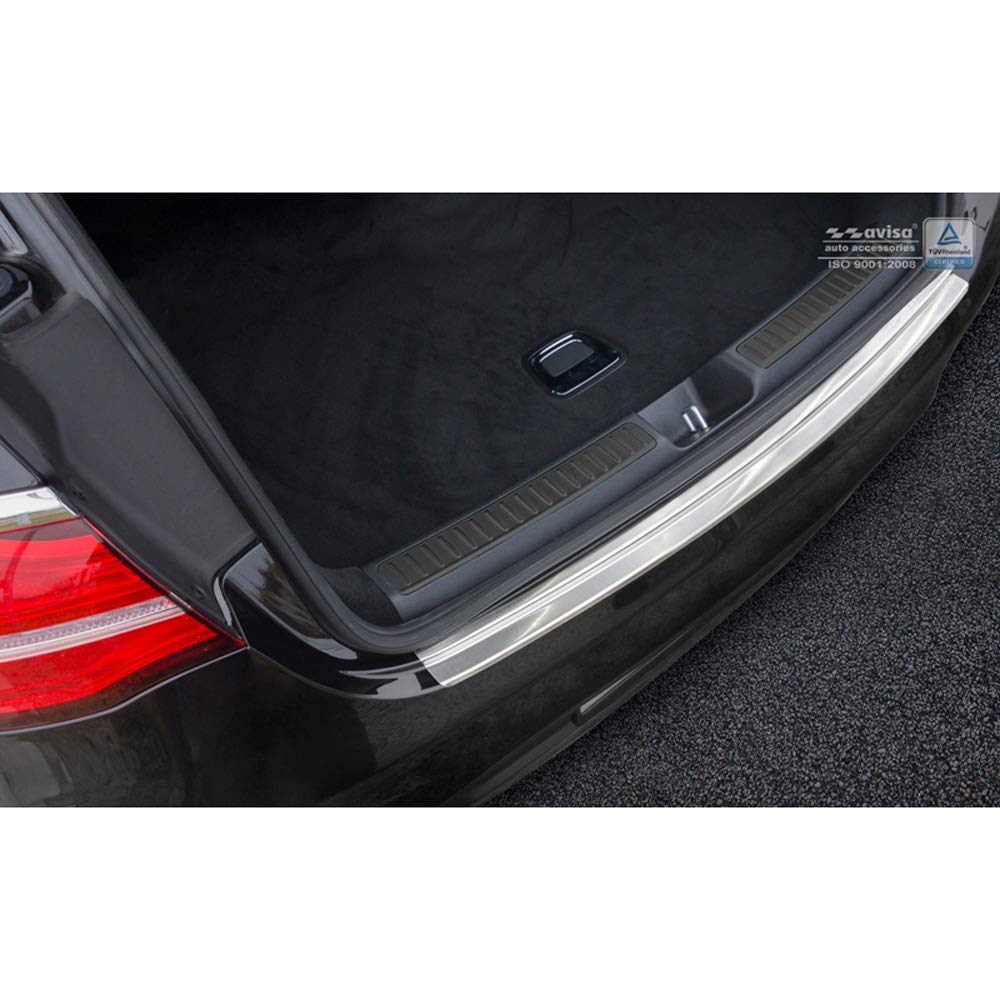 Avisa Spiegelschwarz Edelstahl Heckstoßstangenschutz kompatibel mit Skoda Karoq 2017-2022 'Ribs' Avisa Spiegelschwarz Edelstahl Heckstoßstangenschutz kompatibel mit Skoda Karoq 2017-2022 'Ribs' von AUTO-STYLE